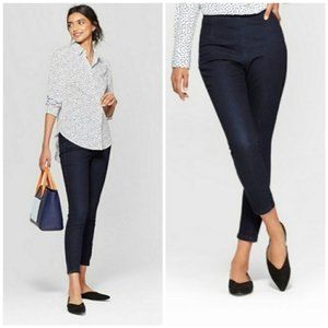 A. new day High-Waisted Stretch Skinny Blue Jeans